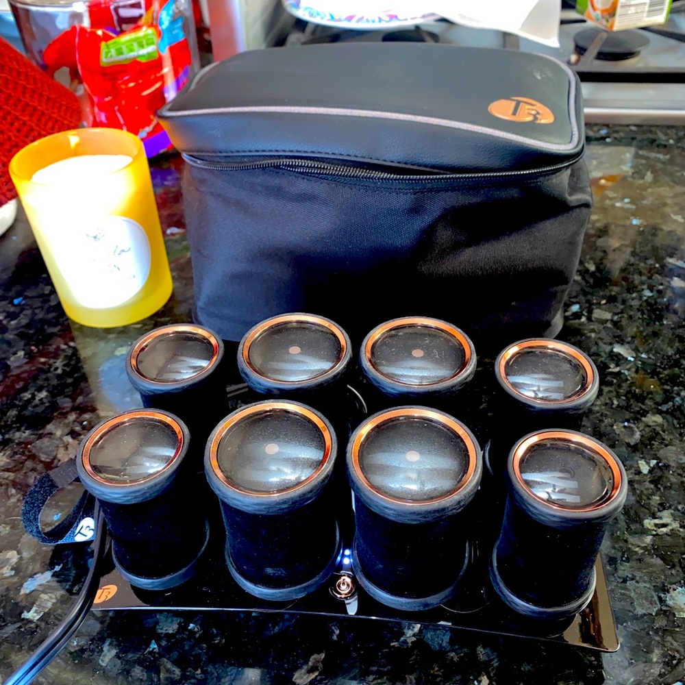 T3 - Volumizing Hot Rollers LUXE | Premium Hair Curler Set for Long Lasting EUC